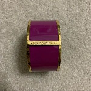 Vince Camuto purple and gold bangle